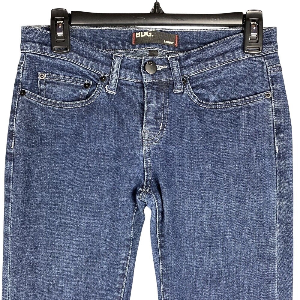 BDG Urban Outfitters Womens Skinny Jeans Blue Denim Y2K Modern Essentials Casual